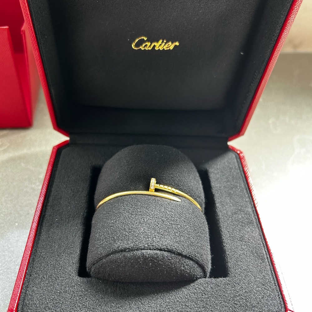 Cartier Gold Nail Juste Un Clou Diamond